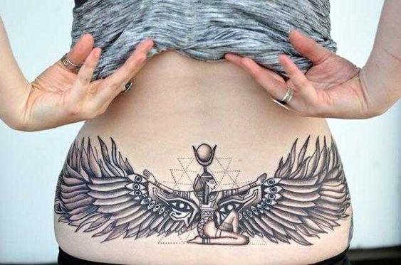 Egyptian Tummy Tuck Tattoo