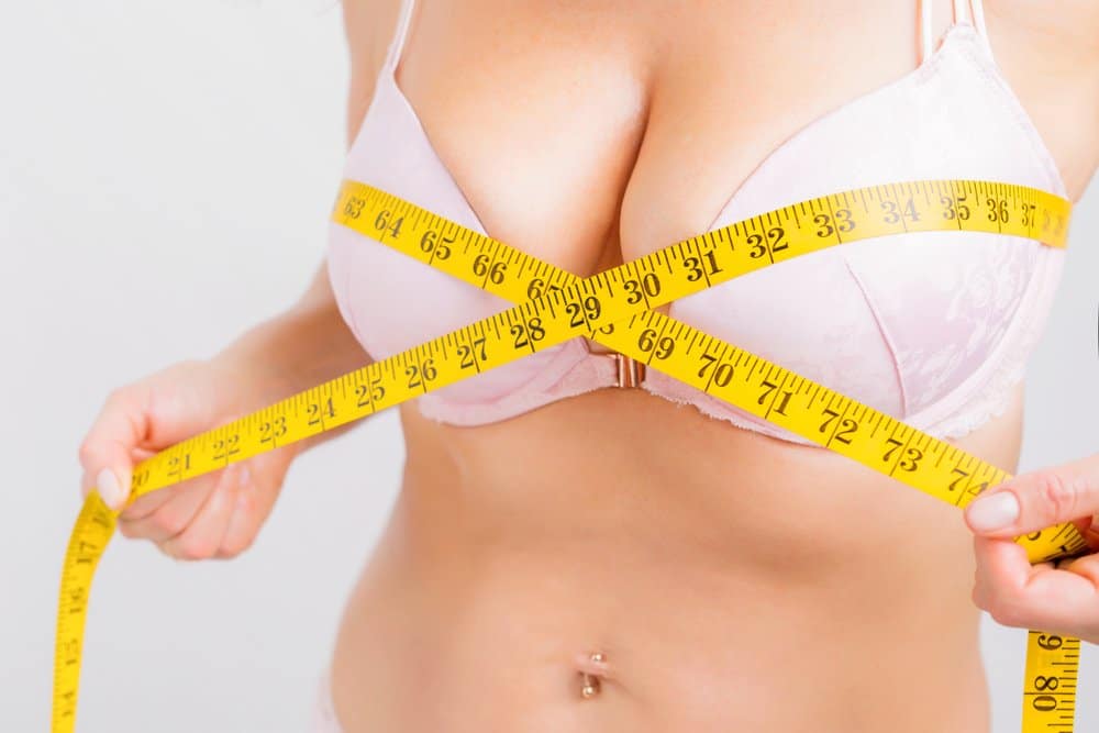 Cup Breast Reduction Size Chart