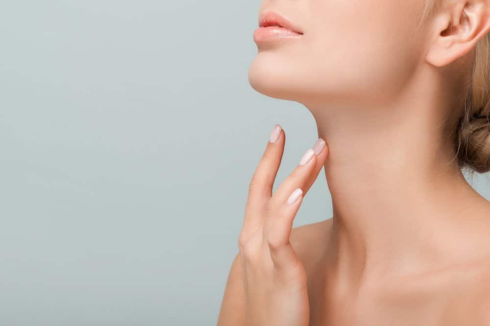 Woman with a Neck Liposuction Miami