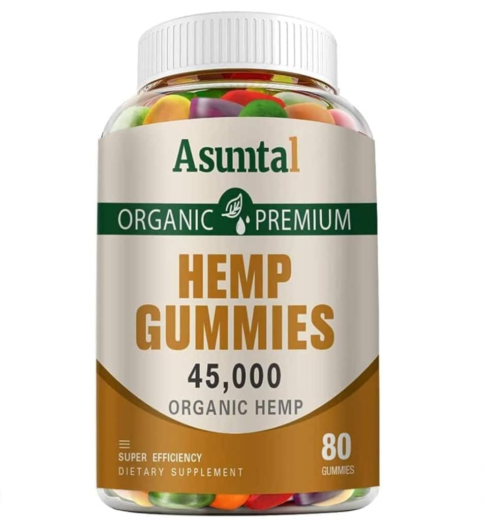 Natural Hemp Gummies Advanced Extra Strength High Potency Best CBS CDB Gummy Bear Adults